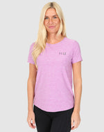 ELLE Sport Round Neck T-Shirt - Lilac