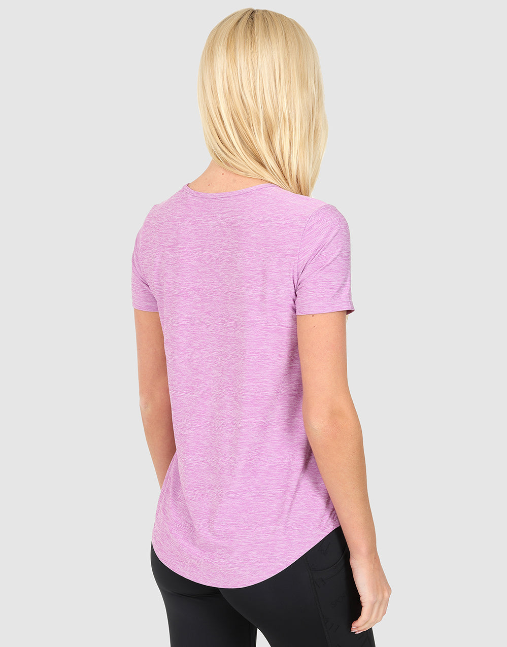 ELLE Sport Round Neck T-Shirt - Lilac