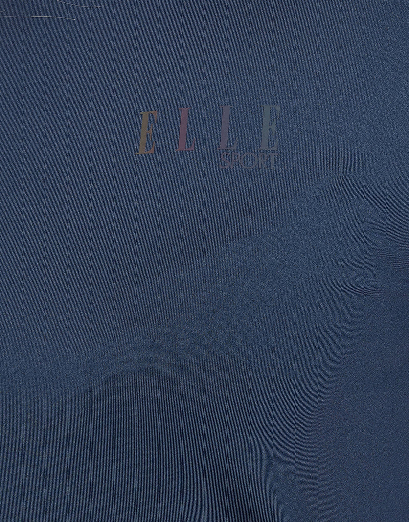 ELLE Sport Round Neck T-Shirt - Navy