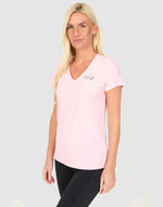 ELLE Sport V Neck T-Shirt - Almond Blossom