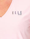 ELLE Sport V Neck T-Shirt - Almond Blossom