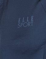 ELLE Sport Long Sleeve Full Zip Top - Navy