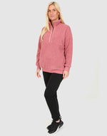 ELLE Sport Funnel Fleece - Nostalgia Rose