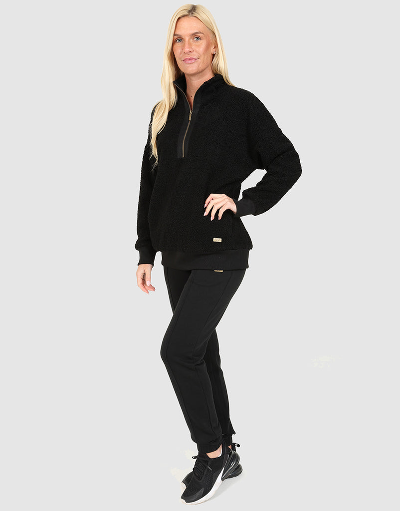 ELLE Sport Metal Logo Jogger - Black - Elle Sport