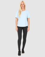 ELLE Sport Twist Back T-Shirt - Cashmere Blue