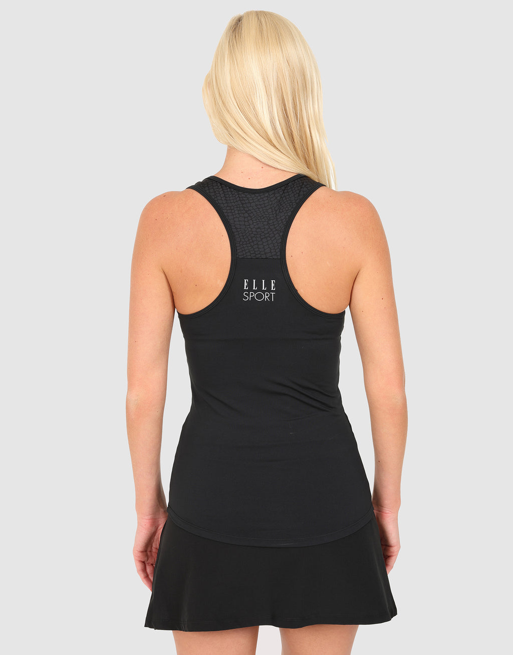 ELLE Sport Muscle Back Vest - Black